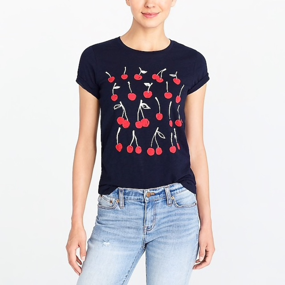 Very cherry collector T-shirt tee J. CREW
